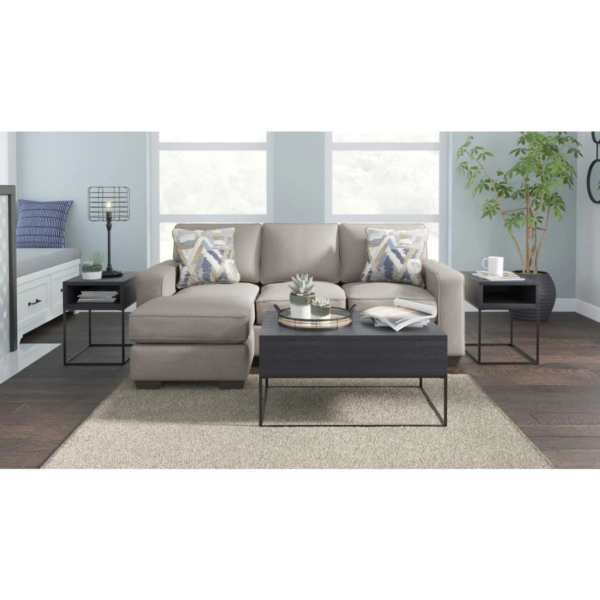 Greave Stone Sofa with Reversible Chaise