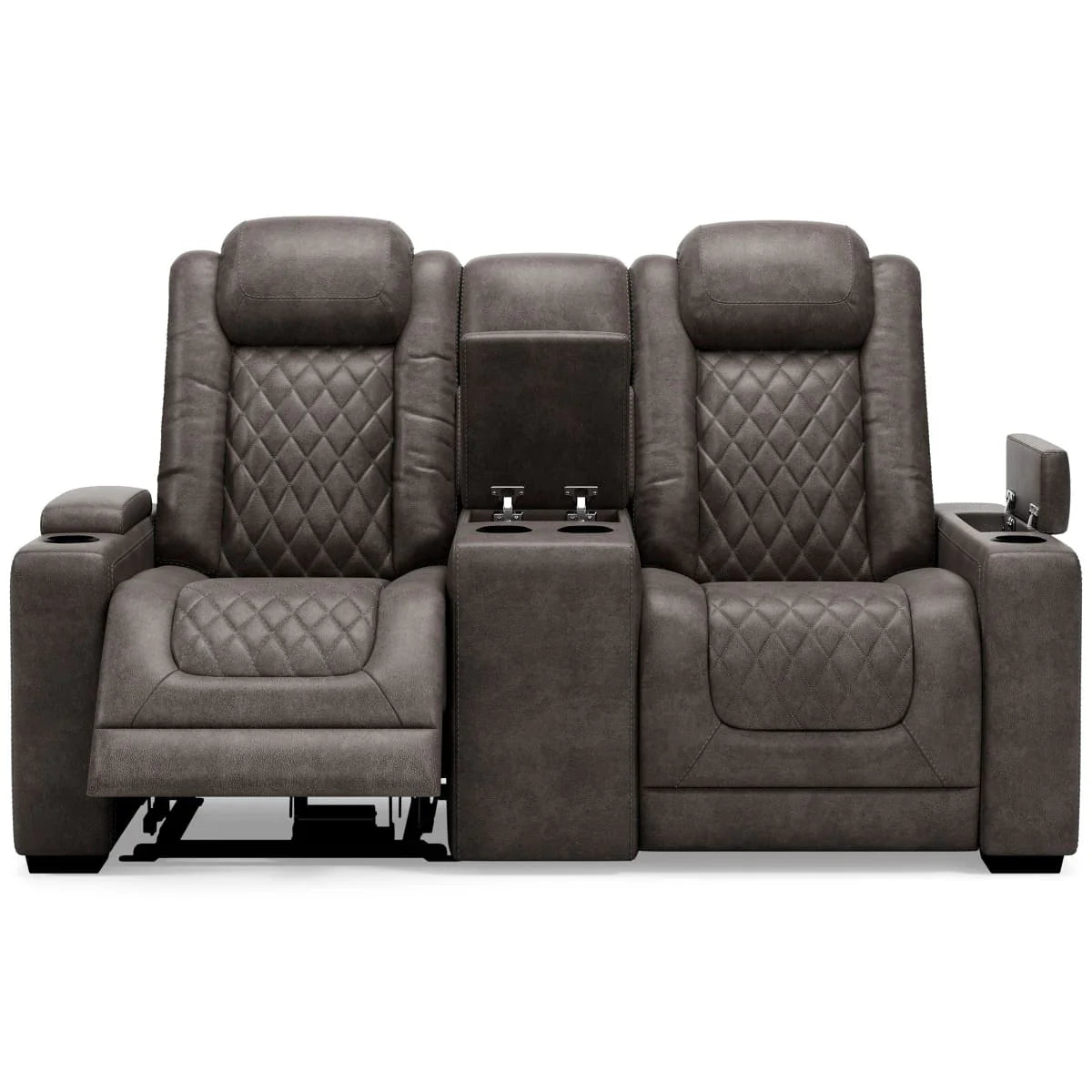 HyllMont Power Reclining Loveseat with Console