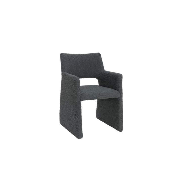 Janet Dining Chair | Black Fabric