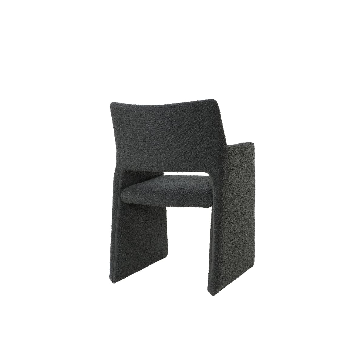 Janet Dining Chair | Black Fabric