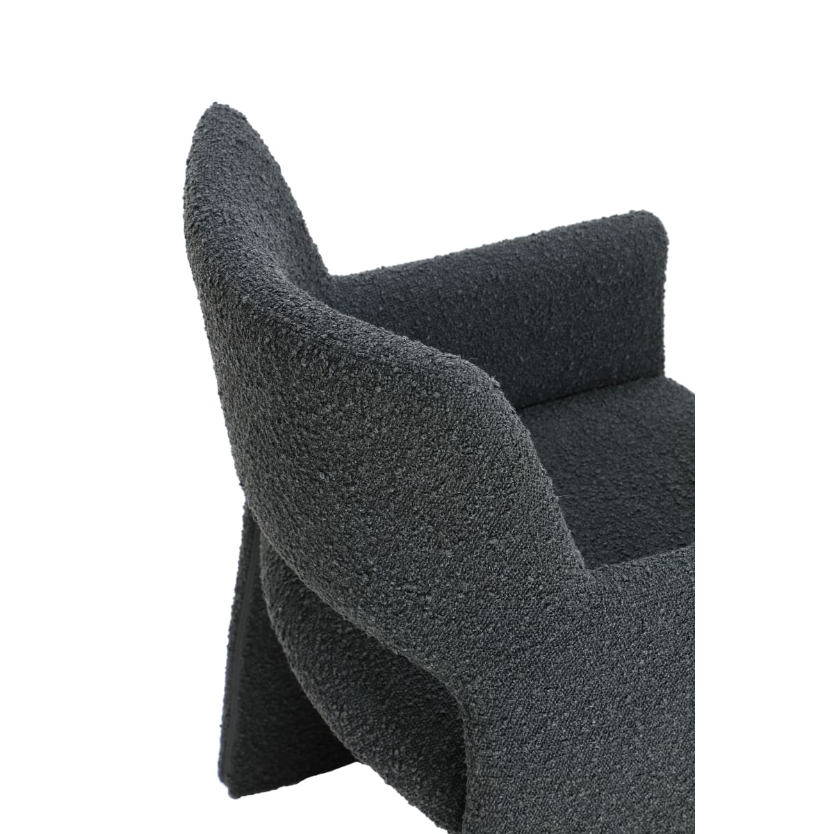 Janet Dining Chair | Black Fabric