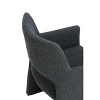 Janet Dining Chair | Black Fabric