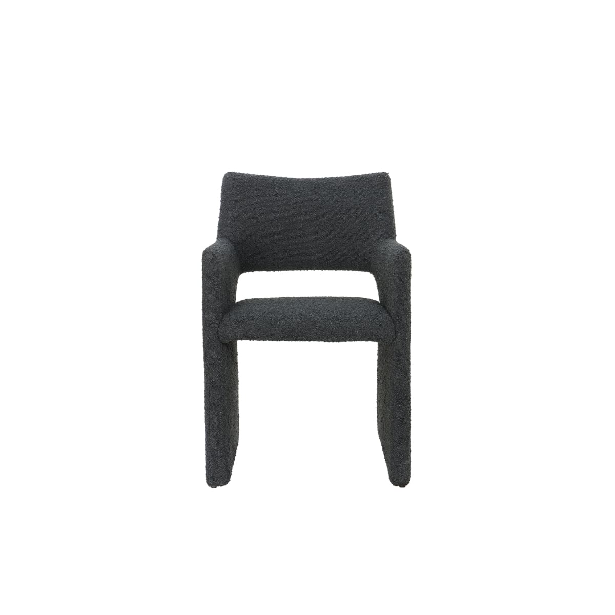 Janet Dining Chair | Black Fabric