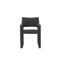 Janet Dining Chair | Black Fabric