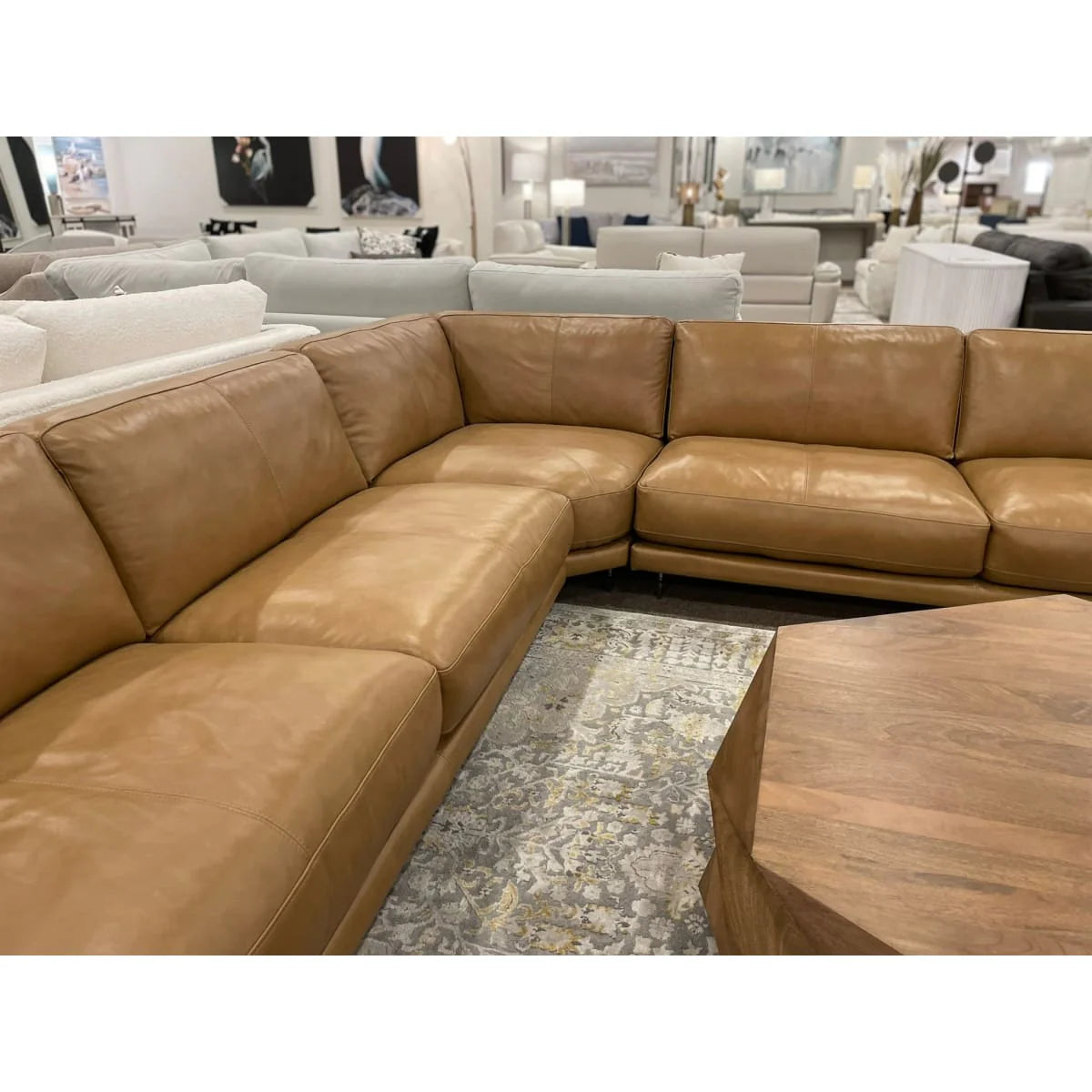 Jetson Cognac Sectional