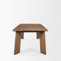 Jonan Dining Table Medium Brown | Wood