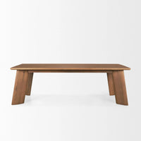 Jonan Dining Table Medium Brown | Wood