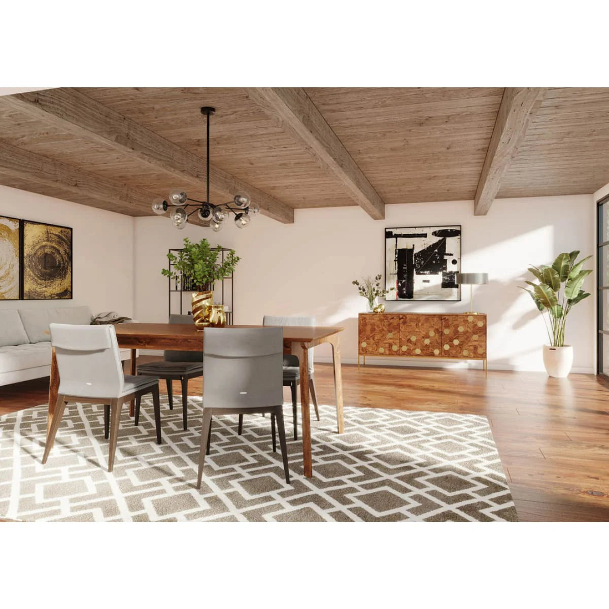 Kenzo Dining Table 71” - Brown