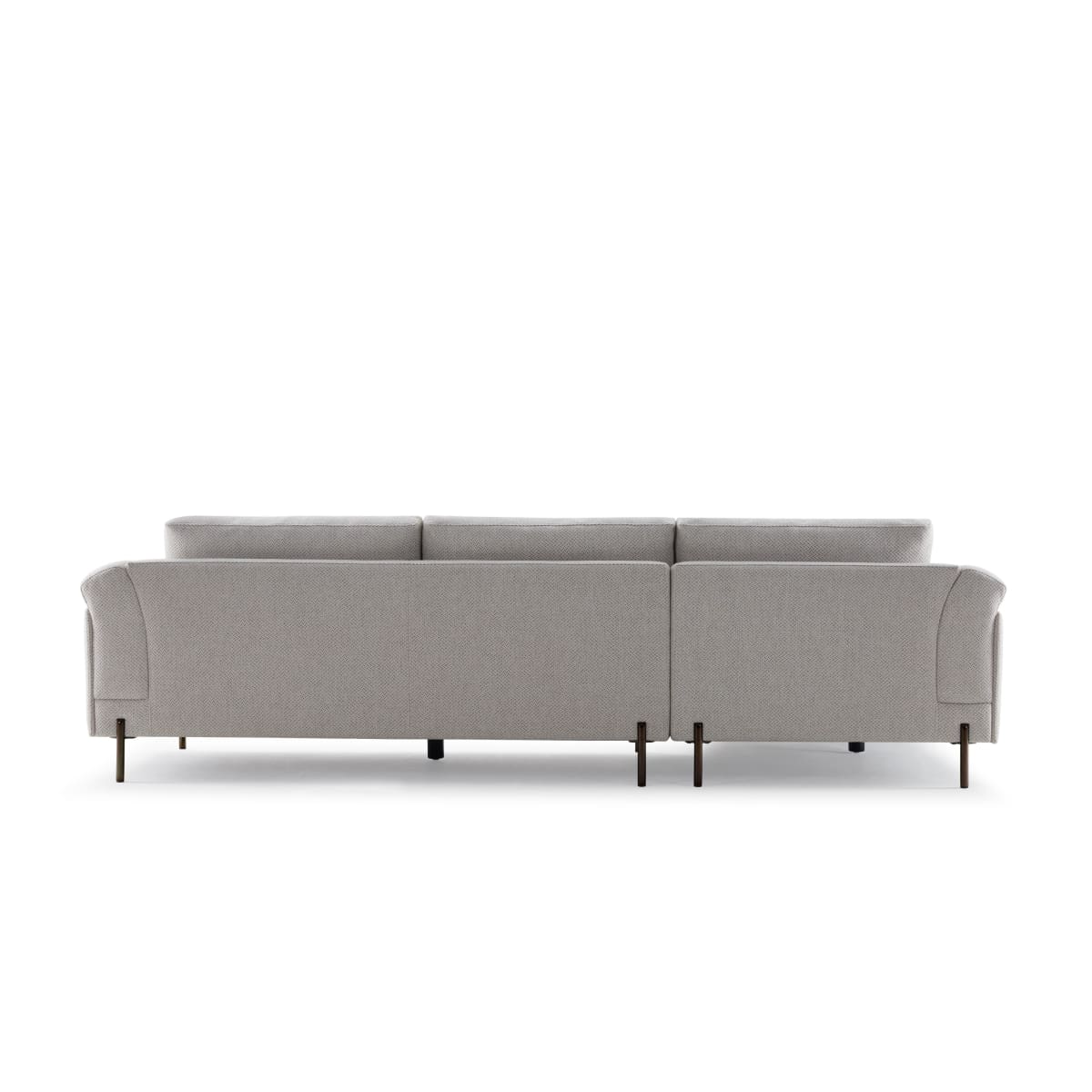 Leo Left-Hand Facing Sectional | Beige Fabric