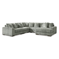 Lindyn Fog 5-Piece Sectional with Chaise