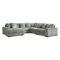 Lindyn Fog 5-Piece Sectional with Chaise
