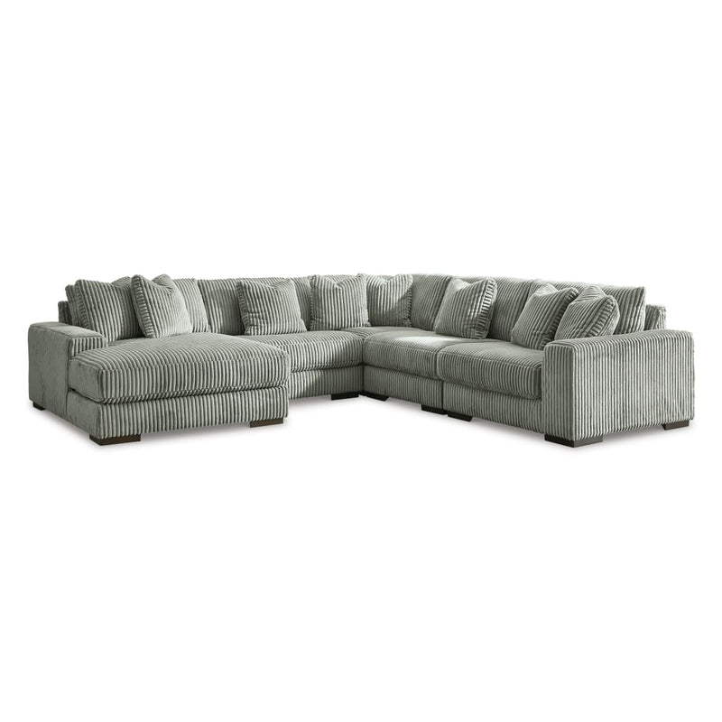 Lindyn Fog 5-Piece Sectional with Chaise
