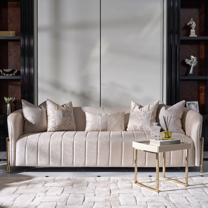 Lisbon Opal Gold Sofa