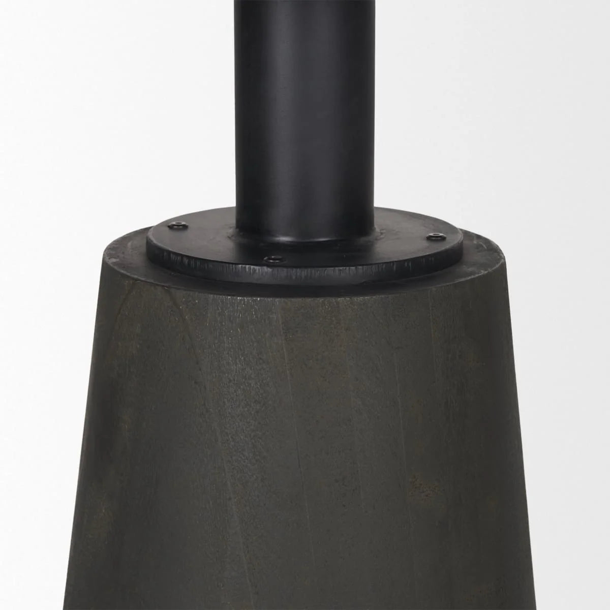 Maxwell Dining Table White Marble | Black Wood