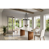 Nathalie Elliptical Porcelain Top Table