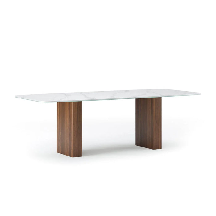 Nathalie Elliptical Porcelain Top Table