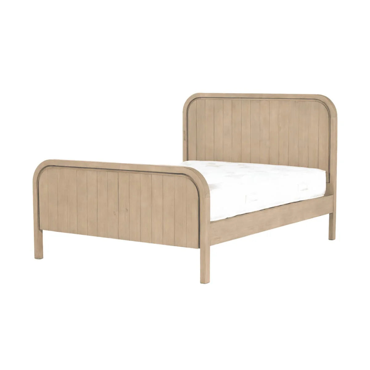 Opera High Footboard Bed - Scrubbed Teak King