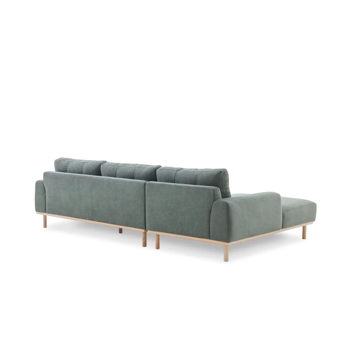 Otter Sectional Left Hand Chaise Green