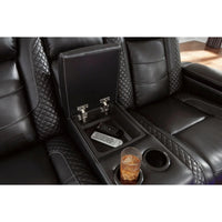Party Time Power Reclining Loveseat with Console