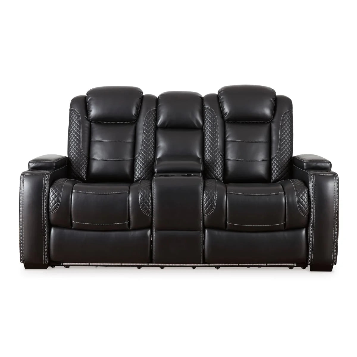Party Time Power Reclining Loveseat with Console
