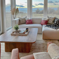 Premium Small Left Modular Sectional W/ Ottoman