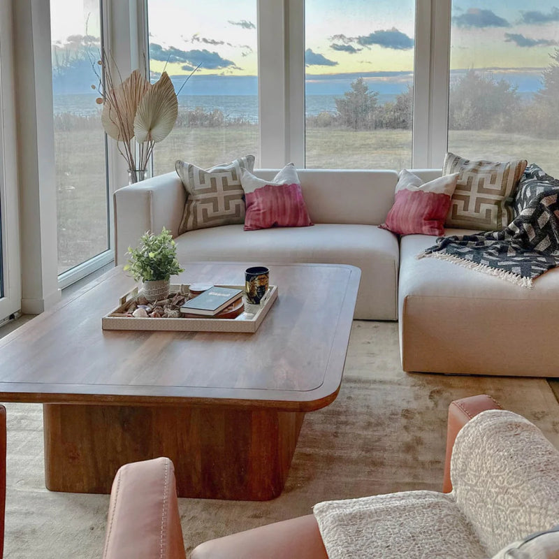 Premium Small Left Modular Sectional W/ Ottoman