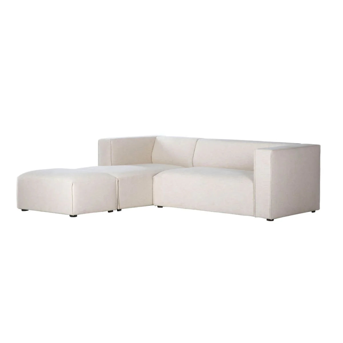Premium Small Left Modular Sectional W/ Ottoman