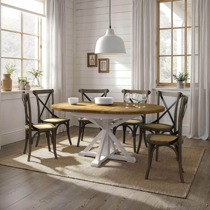 Provence Round Extension Table (47"/63")