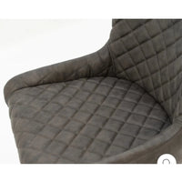 QUINN UPHOLSTERED DINING CHAIR - GREY DC332-Light Grey Cosy-11