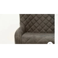 QUINN UPHOLSTERED DINING CHAIR - GREY DC332-Light Grey Cosy-11