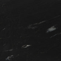 Reinhold Round Coffee Table Black Marble | Nickel Metal | Round