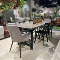 Renaissance Dining Table - Black Antique