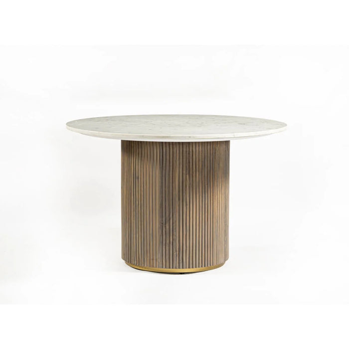 Serenity Round Marble Top Dining Table