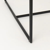 Stamford Upholstered Dining Chair Beige Fabric | Black Metal | Armed