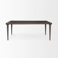 Suvan Dining Table Medium-Dark Brown Wood | 72"