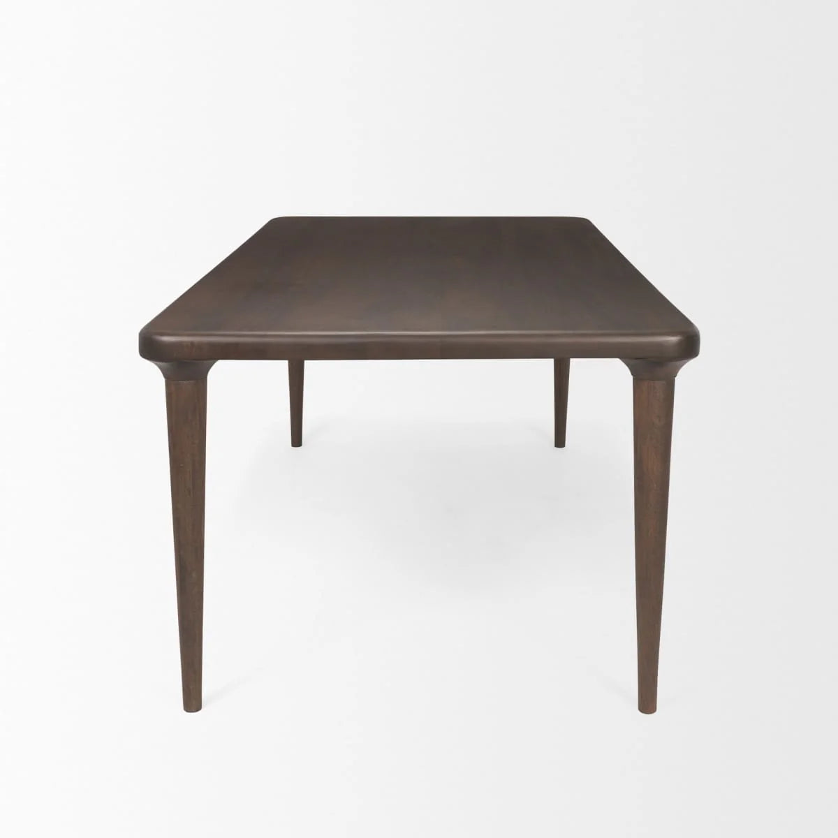 Suvan Dining Table Medium-Dark Brown Wood | 72"