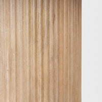 Terra Round Dining Table Light Brown Wood