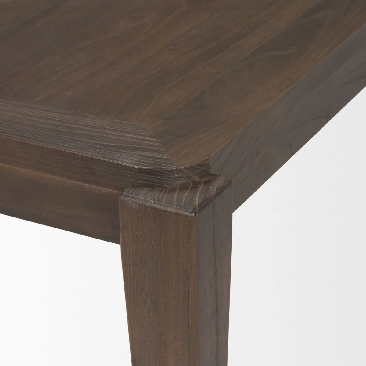 Teva Dining Table Dark Brown Wood