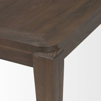 Teva Dining Table Dark Brown Wood