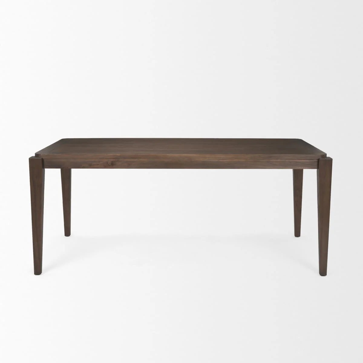 Teva Dining Table Dark Brown Wood