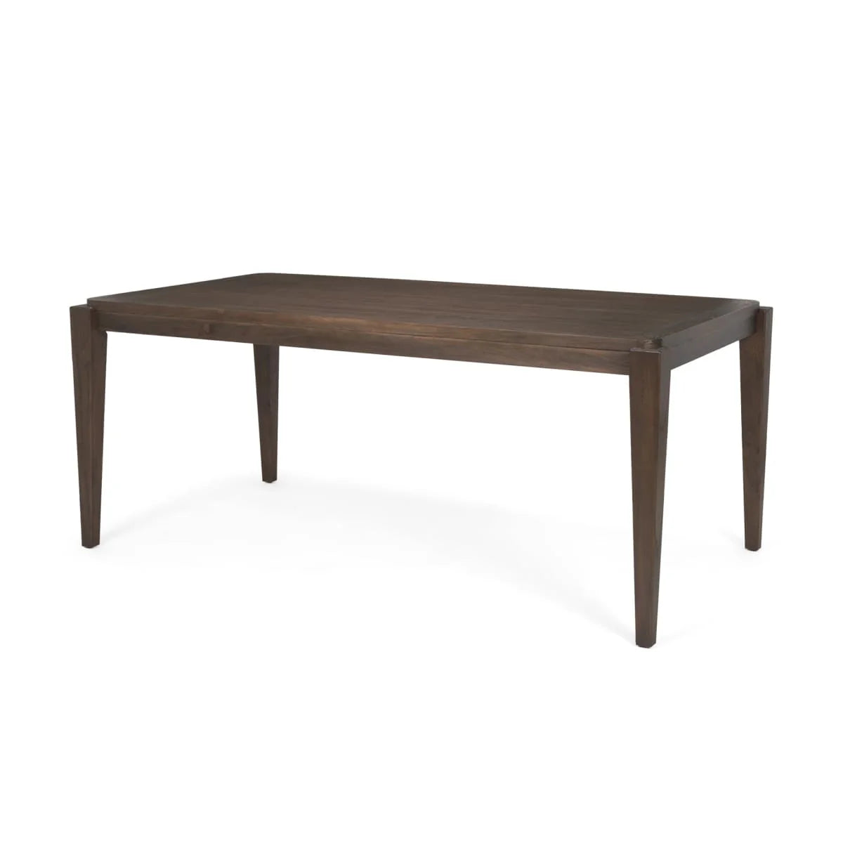 Teva Dining Table Dark Brown Wood