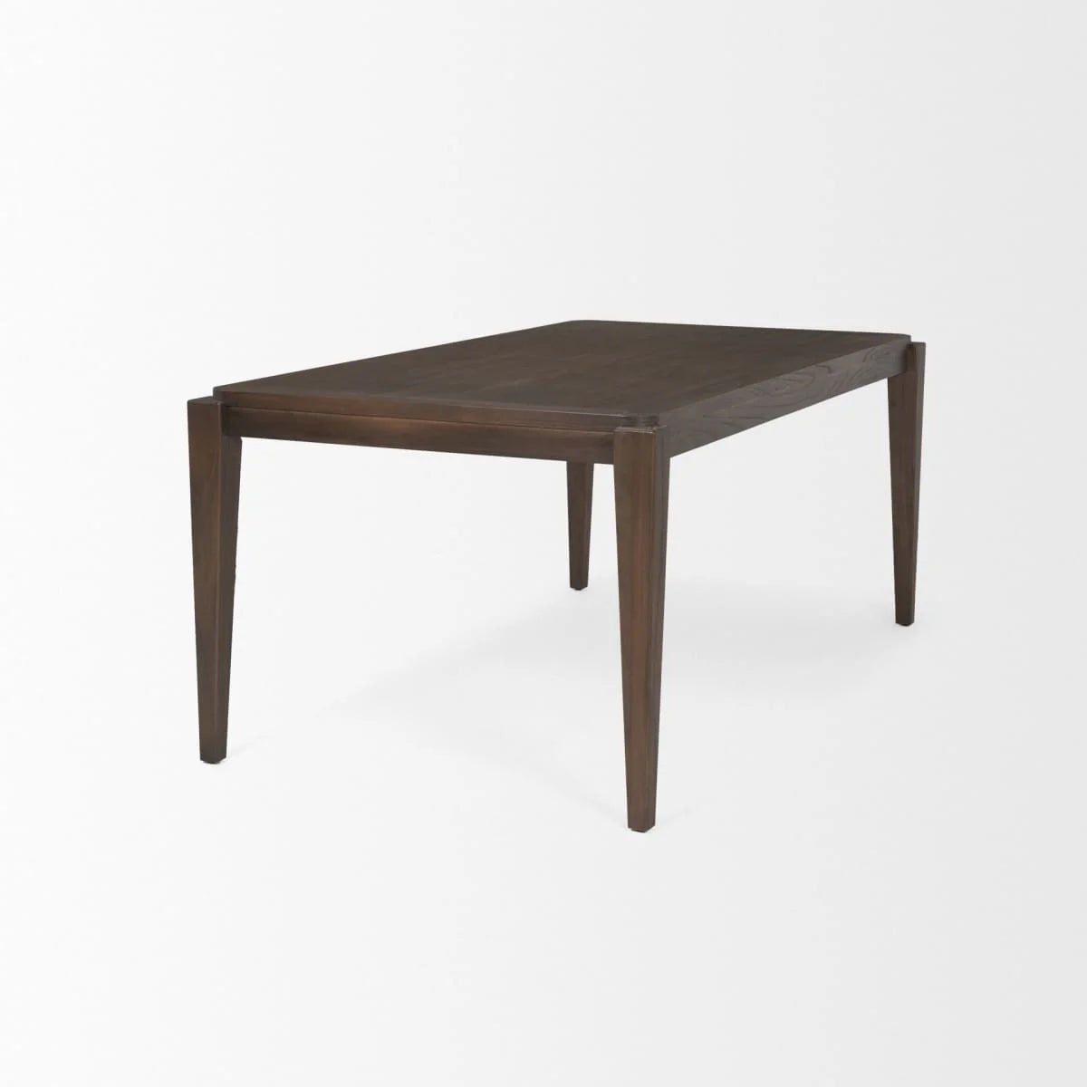 Teva Dining Table Dark Brown Wood