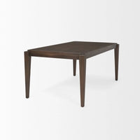 Teva Dining Table Dark Brown Wood