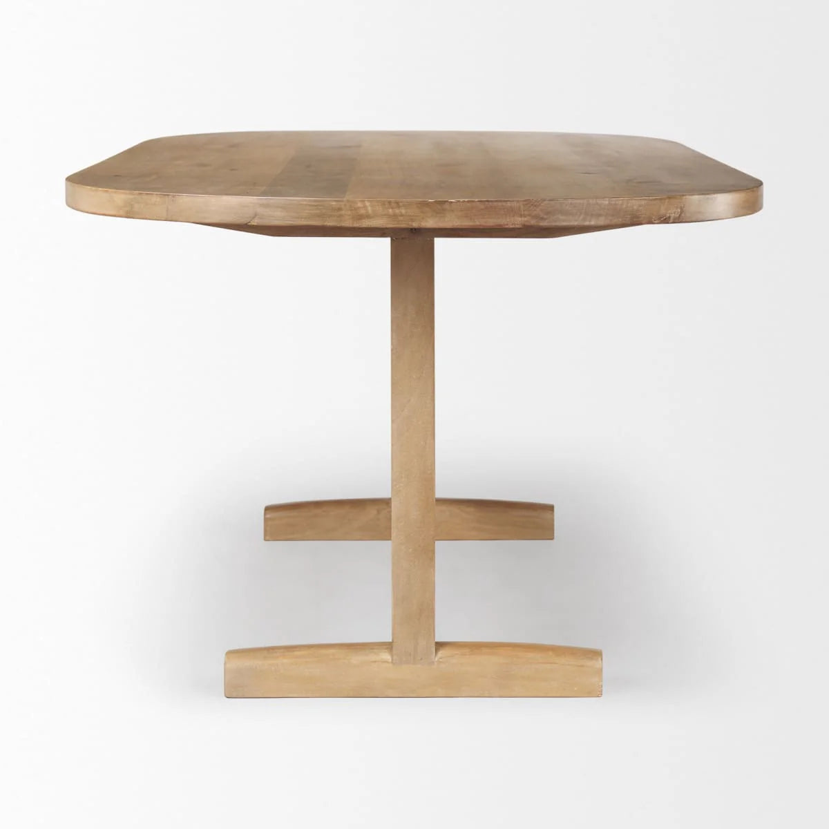Viktor Dining Table Light Brown Wood | 84L
