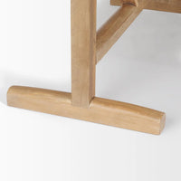 Viktor Dining Table Light Brown Wood | 84L