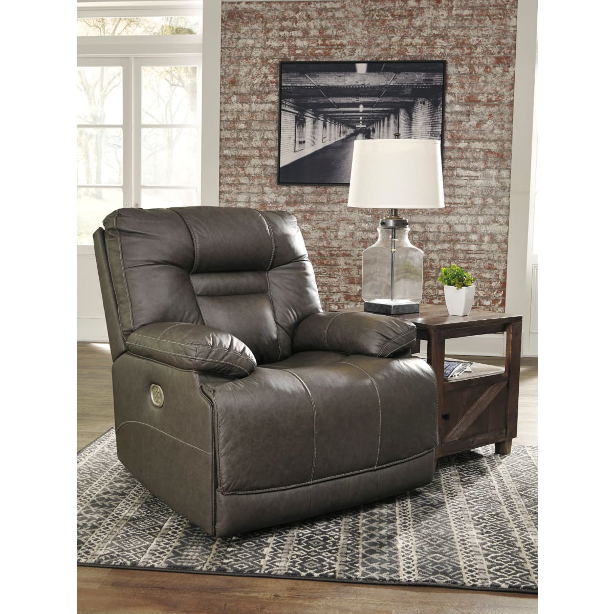 Wurstrow Smoke Power Recliner