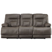 Wurstrow Smoke Power Reclining Sofa