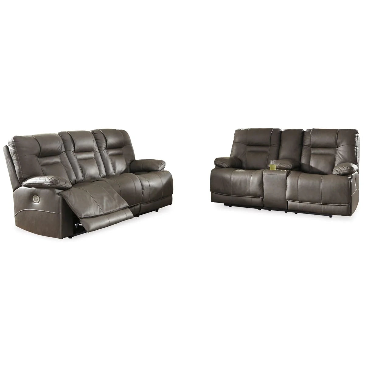 Wurstrow Smoke Power Reclining Sofa