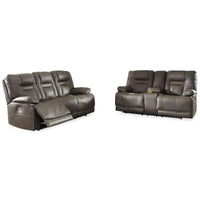 Wurstrow Smoke Power Reclining Sofa