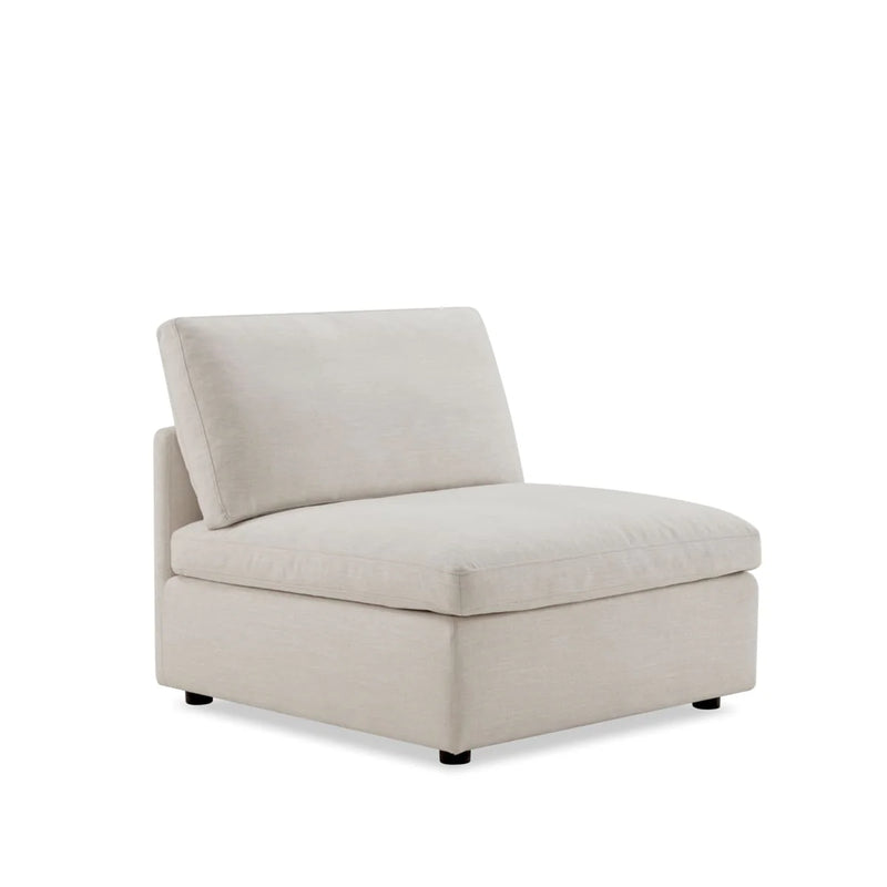 Zoe 5 Piece Modular Sectional | Cream Fabric